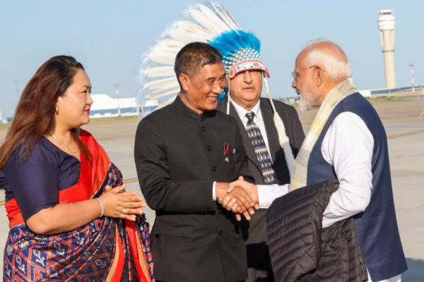 জি-৭ শীৰ্ষ সন্মিলনত কানাডাত উপস্থিত ভাৰতৰ প্ৰধানমন্ত্ৰী নৰেন্দ্ৰ মোদী । MODI