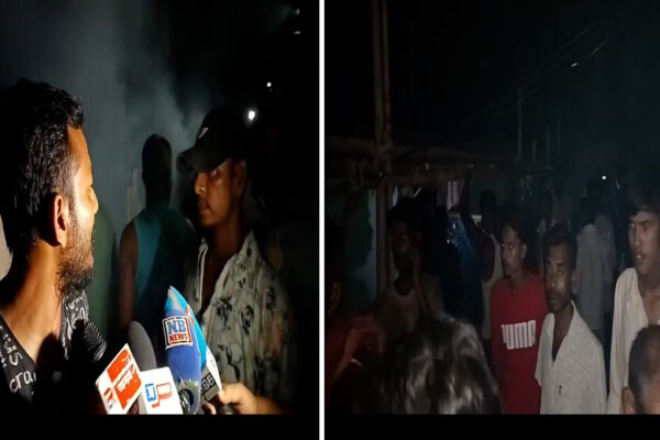 যোৰহাটত বিধ্বংসী অগ্নিকাণ্ড, বিস্ফোৰিত গেছ চিলিণ্ডাৰে ছানি ধৰিলে অঞ্চল । Jhorhat