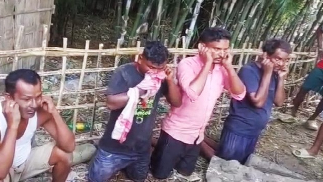 টীয়কৰ জাঁজীমুখত গৰু চোৰ আটক । Cow Thief