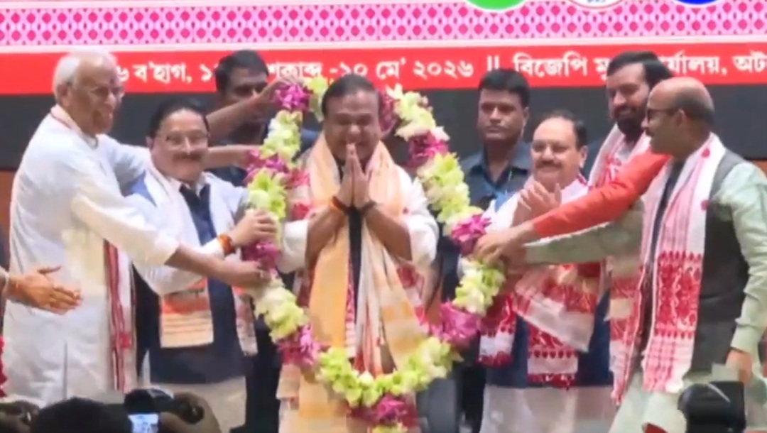 শিৰোনামঃ অসমত পুনৰ বিজেপি-এনডিএ চৰকাৰ, দ্বিতীয়বাৰৰ বাবে মুখ্যমন্ত্ৰী হ’ব Himanta Biswa Sarma